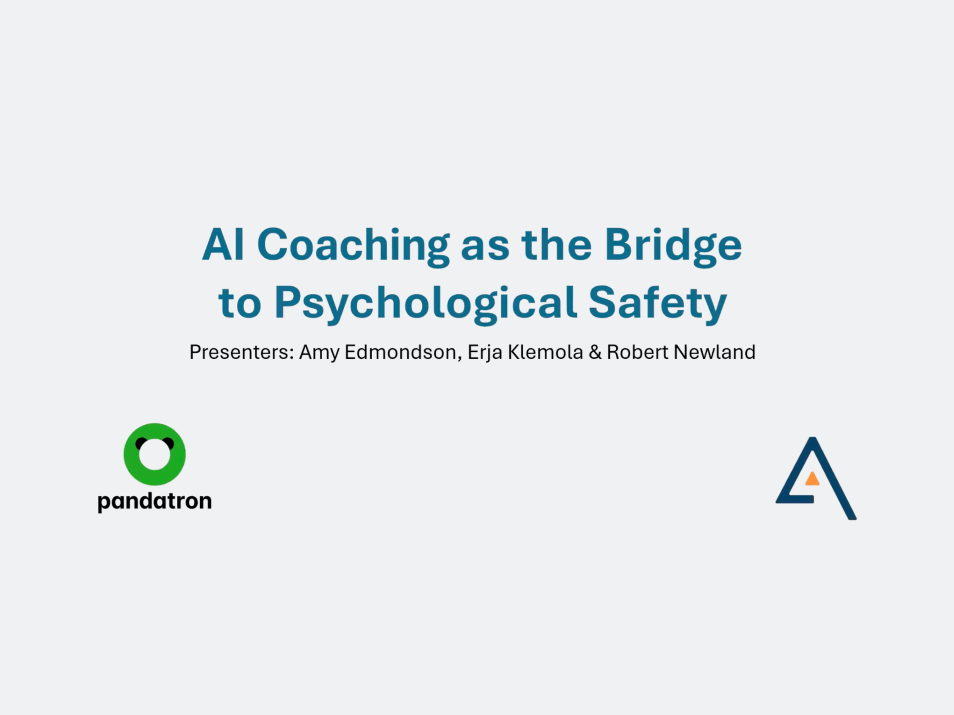 ACMP Sponsored Webinar: AI Coaching as the Bridge to Psychological Safety